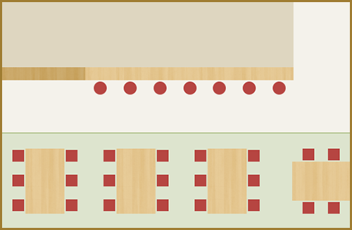 店内の見取り図